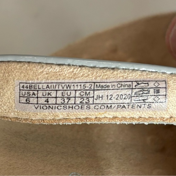 VIONIC Sz 6 Bella FlipFlip Style Slip On Orthotic Insole Non Slip Sole Bow - Picture 10 of 10